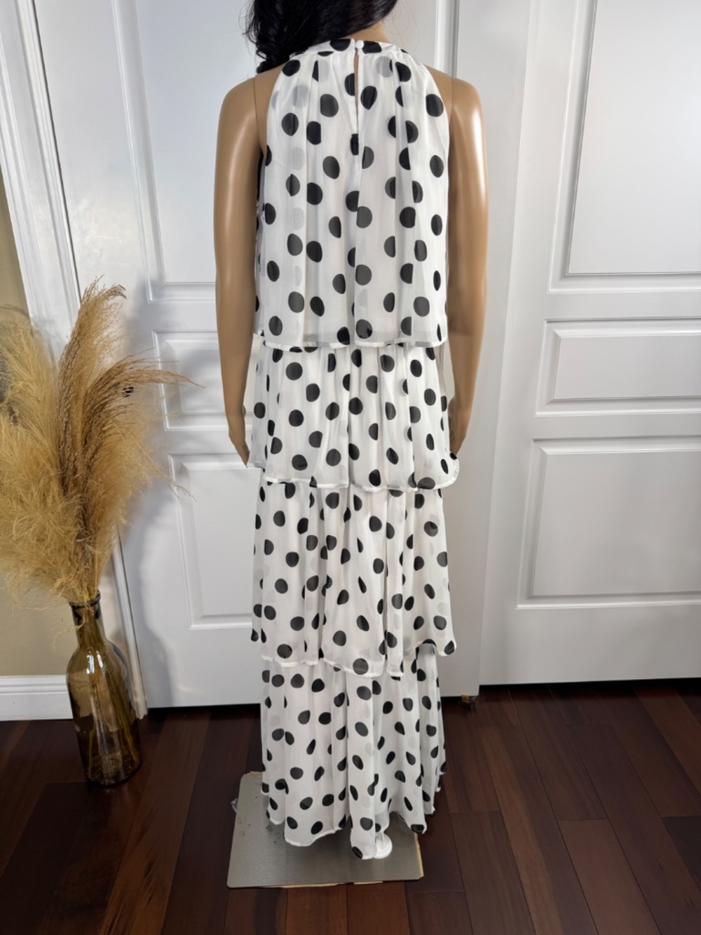 BLACK POLKA DOT TWO PIECES SKIRT SET - NWOT - Picture 9 of 17
